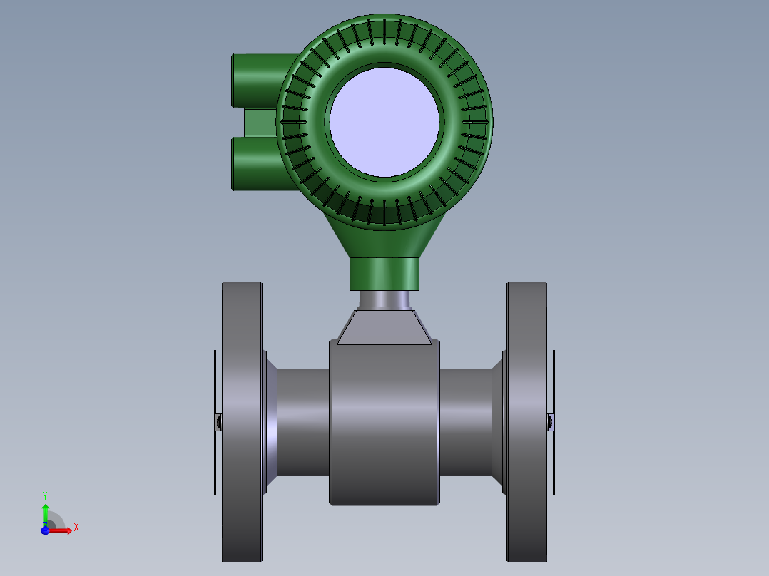 仪表、流量计(36)前视图