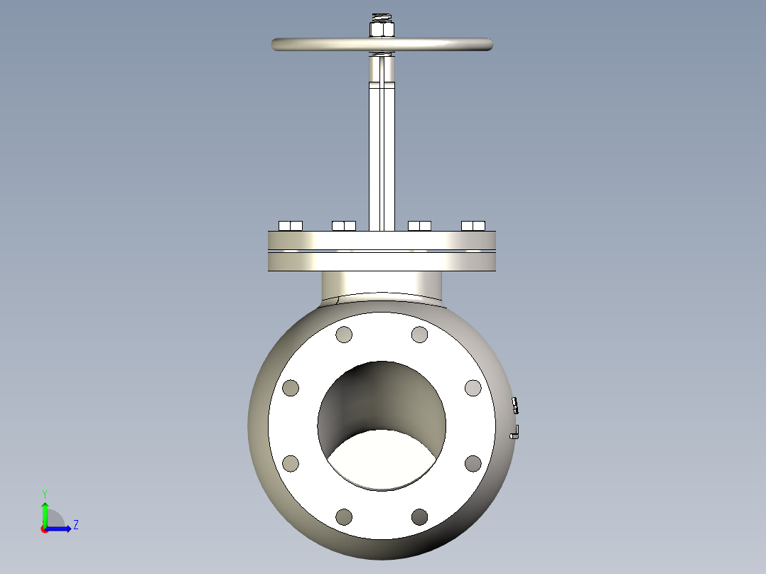 铸铁 铸钢截止阀 截止止回阀-JIS5K-150左视图