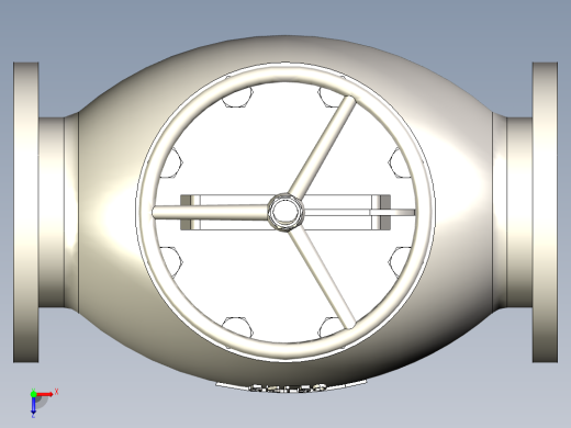 铸铁 铸钢截止阀 截止止回阀-JIS5K-150俯视缩略图