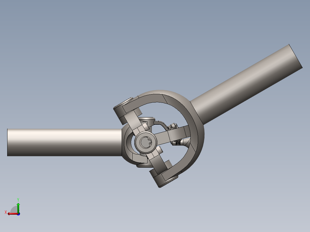 万向节(58)后视图