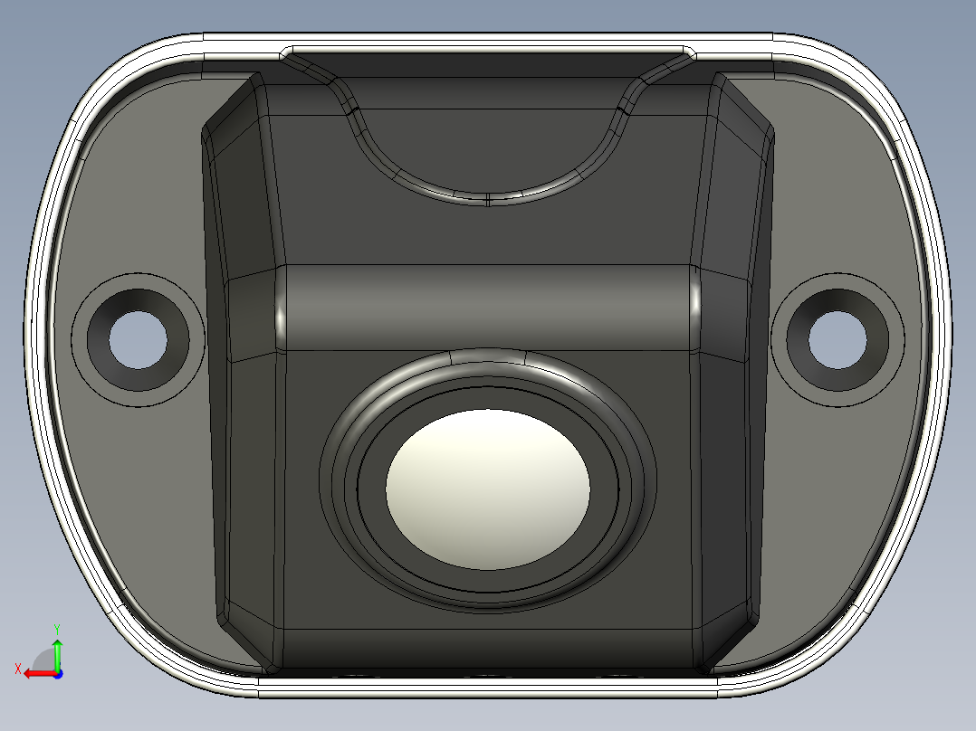 车载环视摄像头后视图