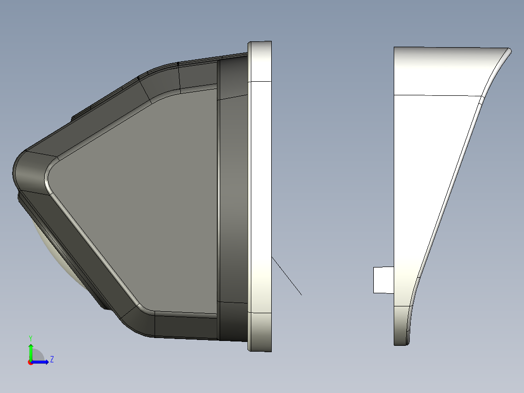 车载环视摄像头左视图