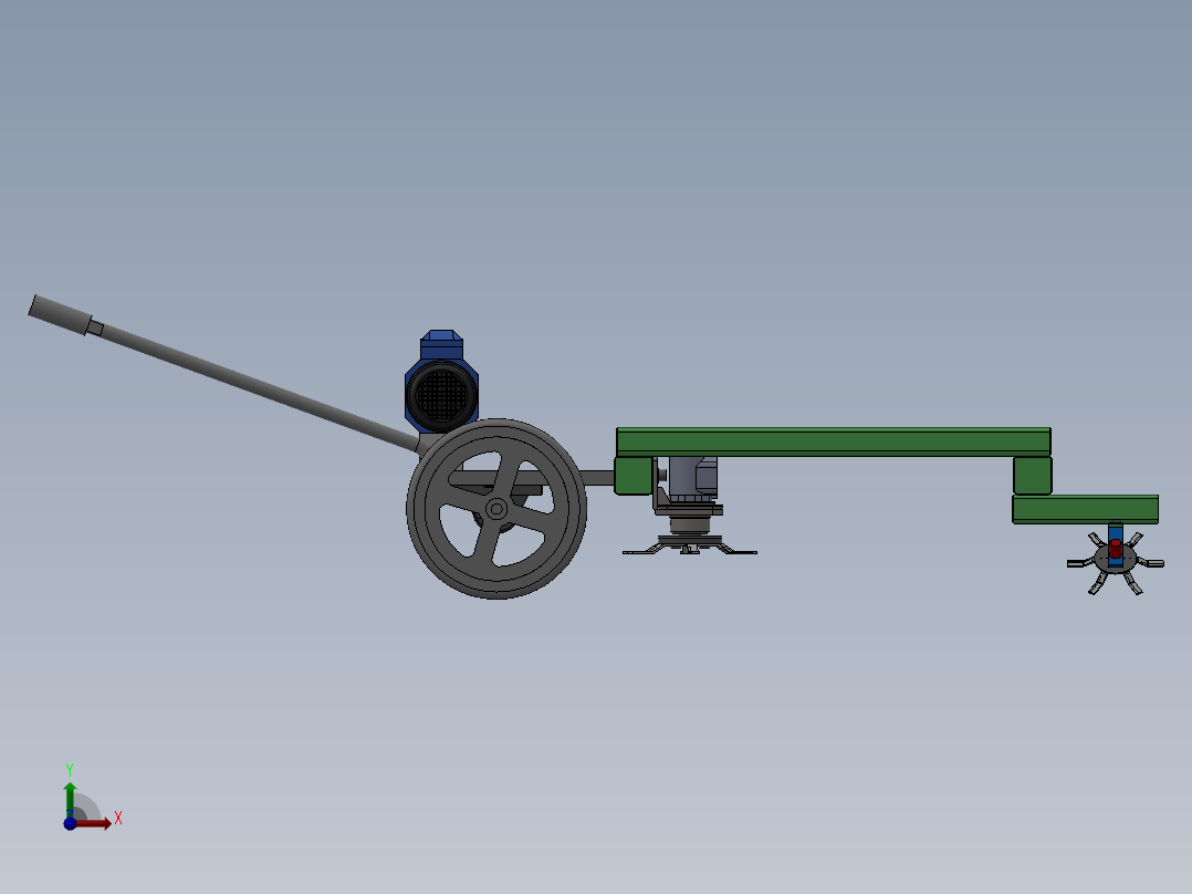 水田除草机   sw22前视图