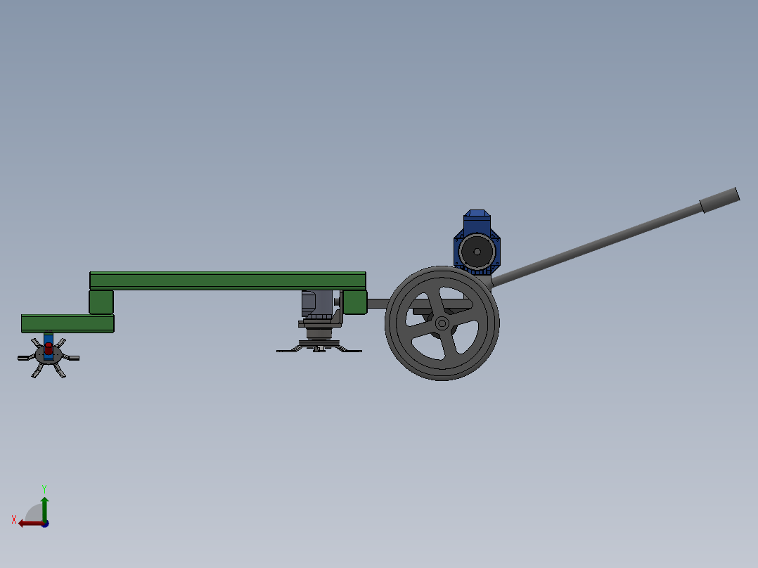 水田除草机   sw22后视图