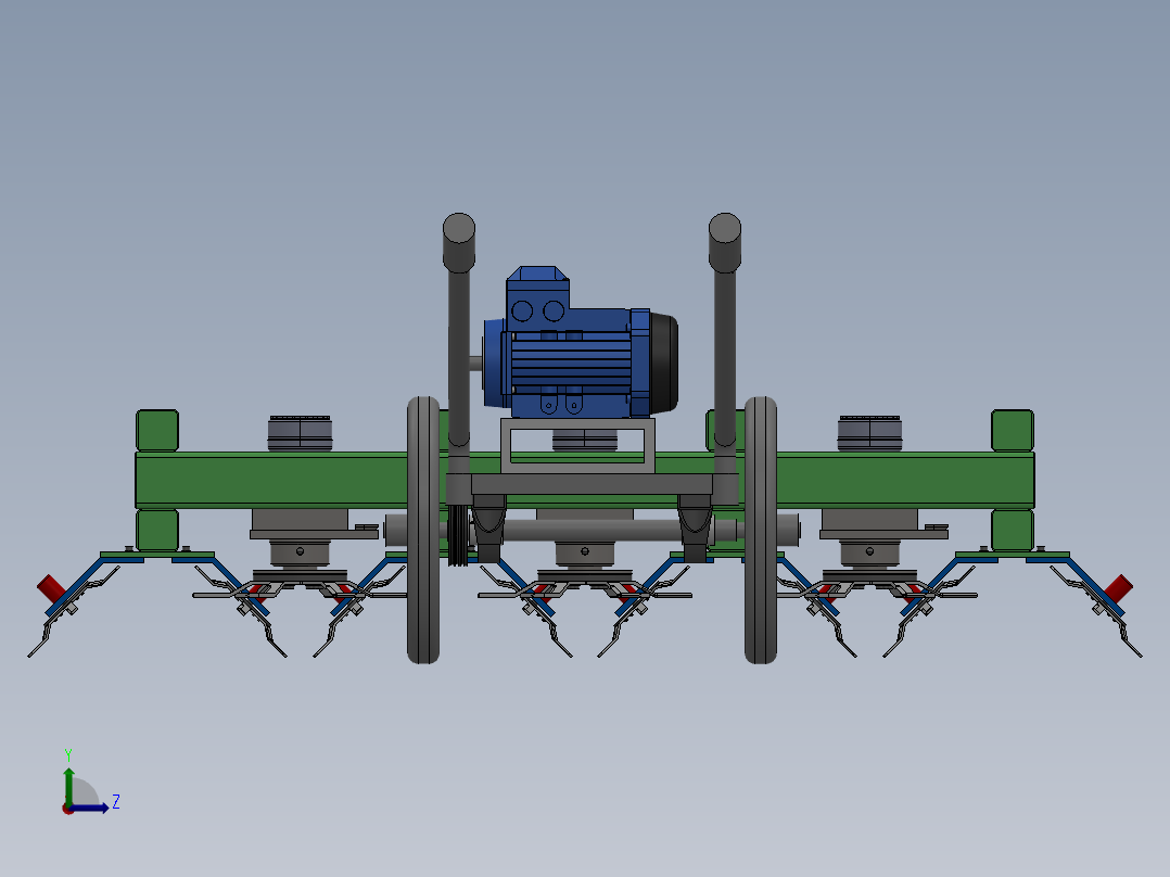 水田除草机   sw22左视图