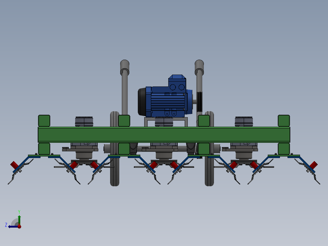 水田除草机   sw22右视图