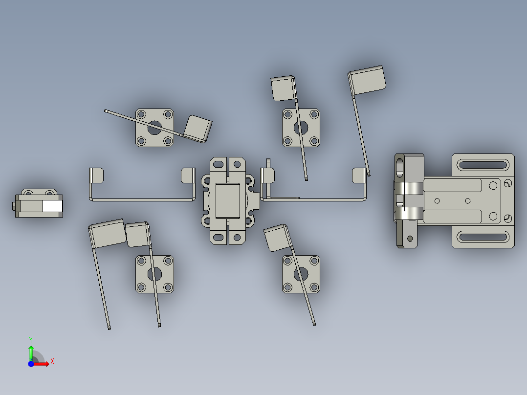 DS18006-11-A阻挡定位前视图