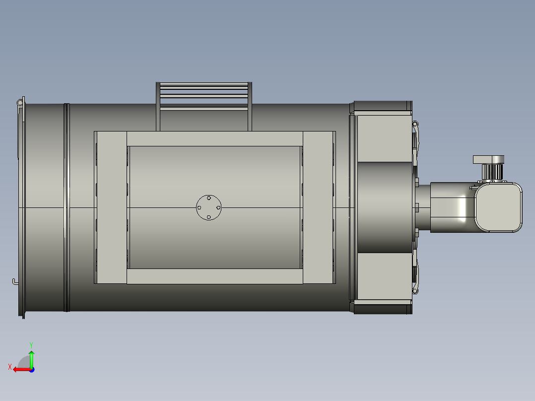 酒食品加工服装整烫电磁蒸汽锅炉后视图