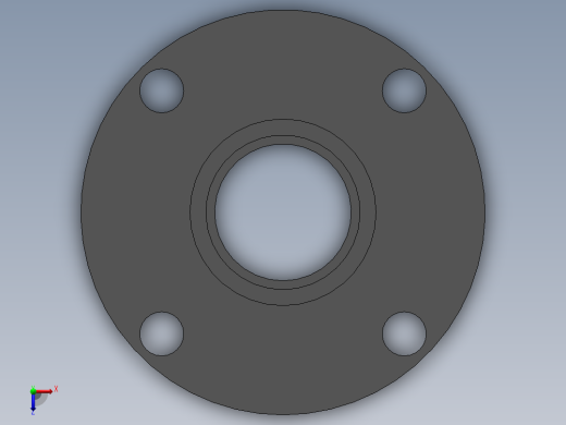 一体法兰俯视缩略图