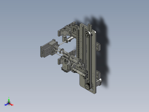 自动上插片正等轴测缩略图