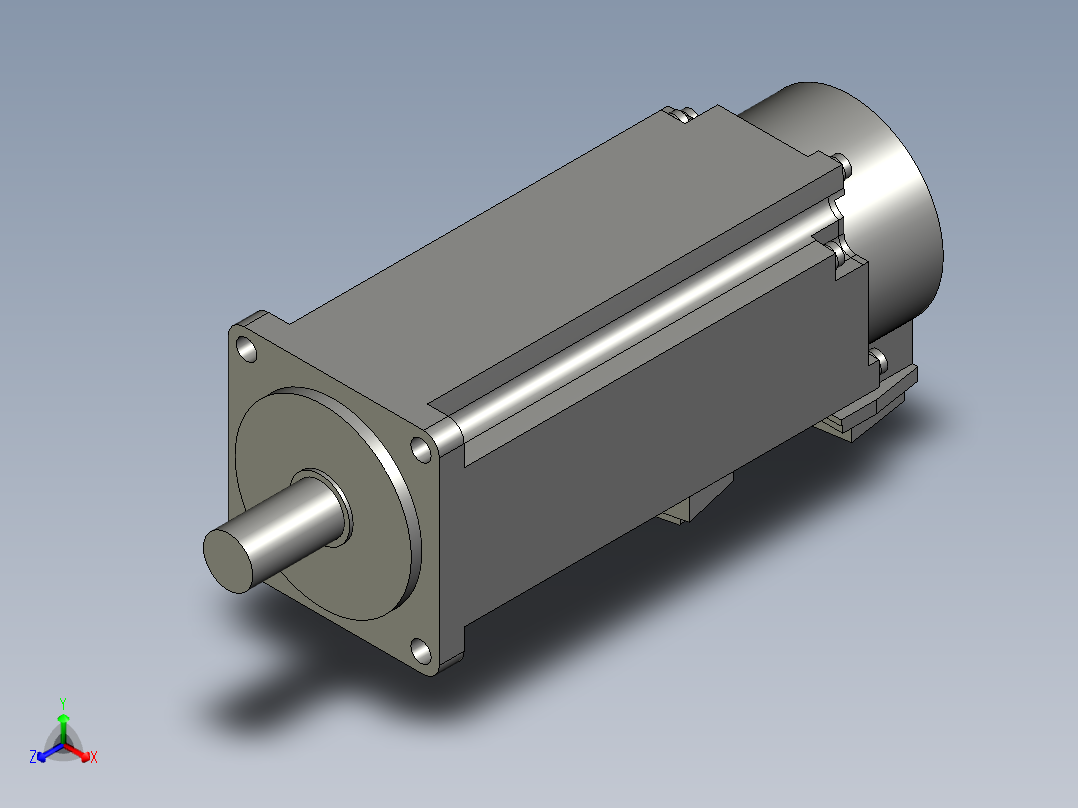 三菱伺服电机HG-KN43BJ-S100主视图