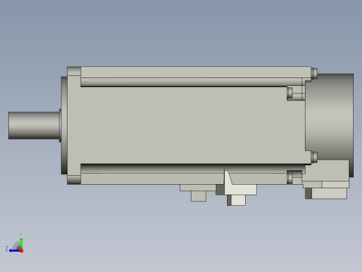三菱伺服电机HG-KN43BJ-S100右视缩略图