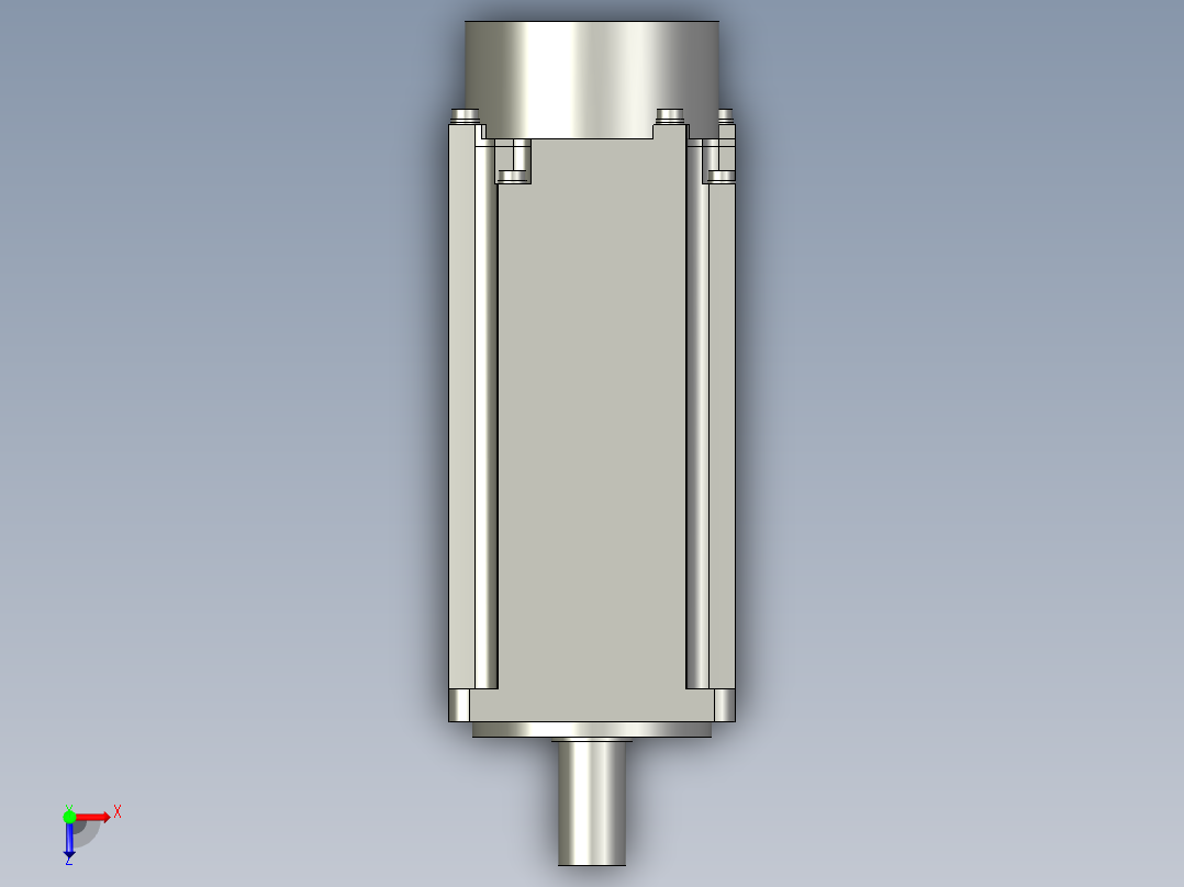 三菱伺服电机HG-KN43BJ-S100俯视图