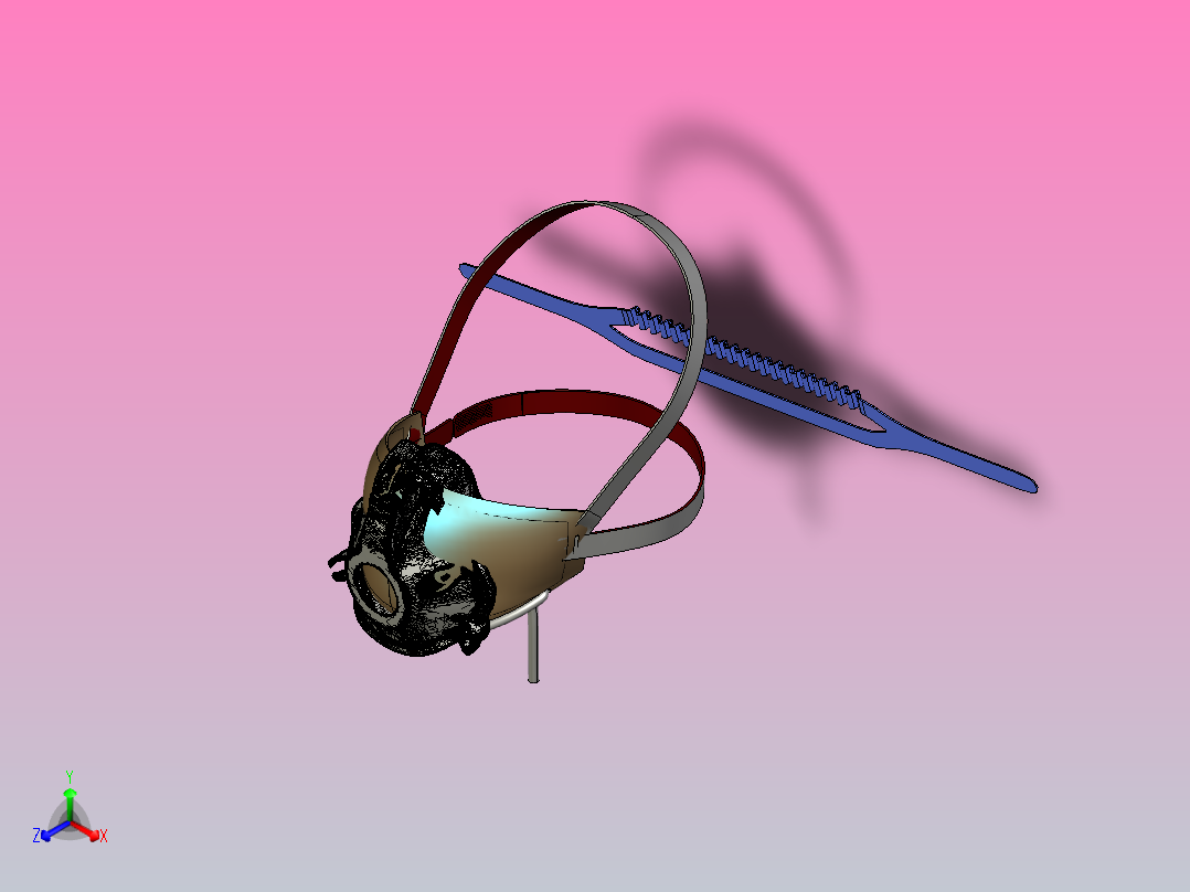 环保型口罩主视图