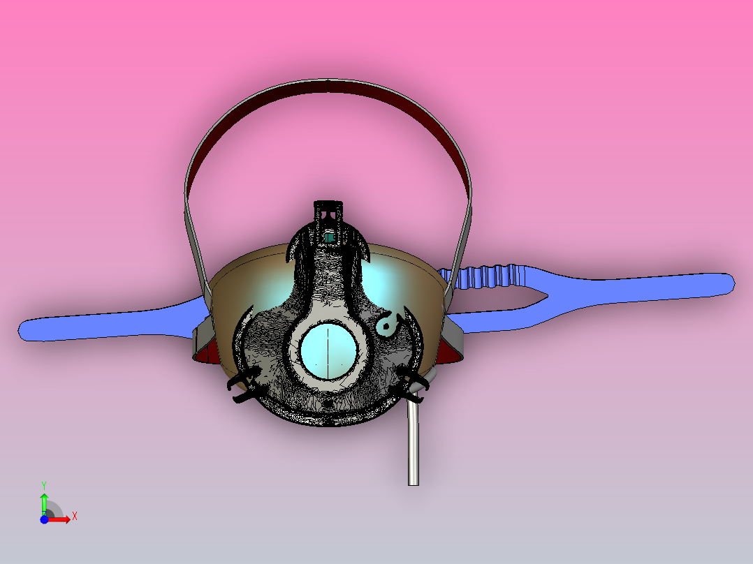 环保型口罩前视图