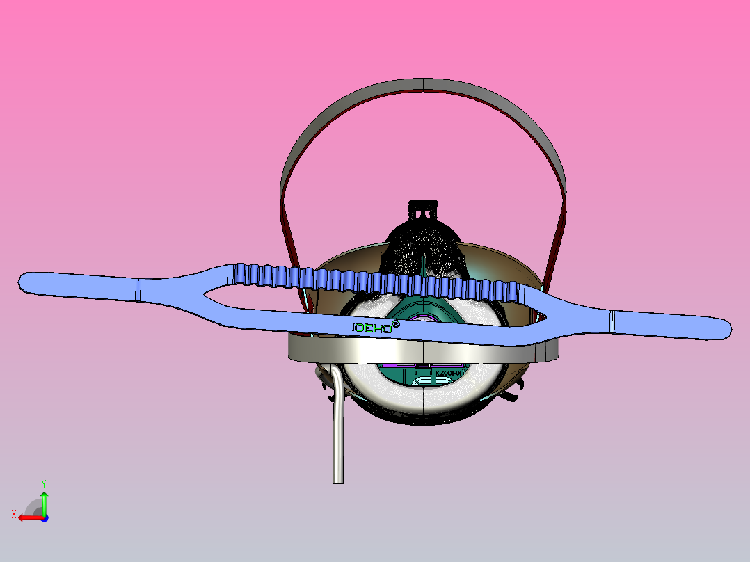环保型口罩后视图