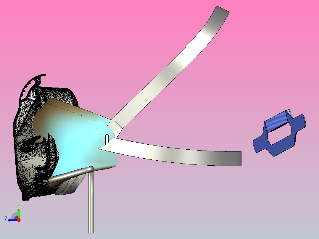 环保型口罩右视图