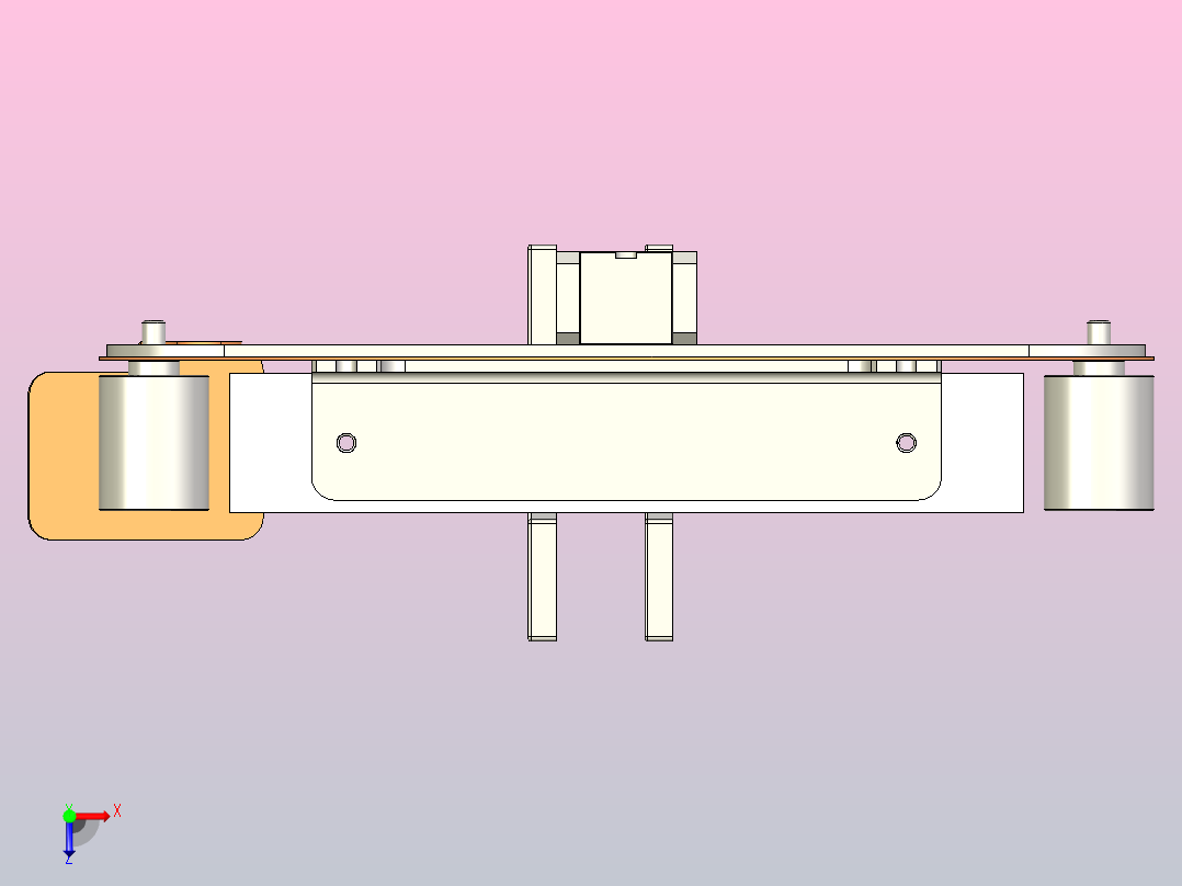带式砂光机2000x50 - A俯视图