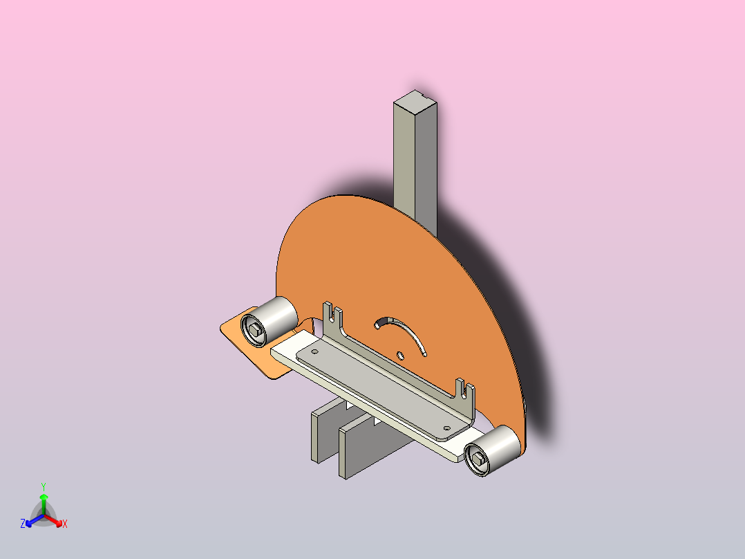 带式砂光机2000x50 - A正等轴测图
