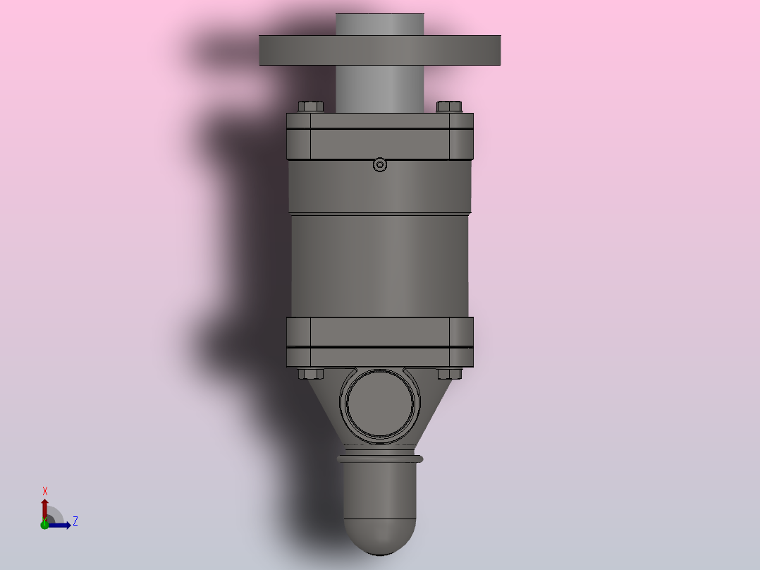 DS-XF型旋转接头[DS-XF50-25]俯视图