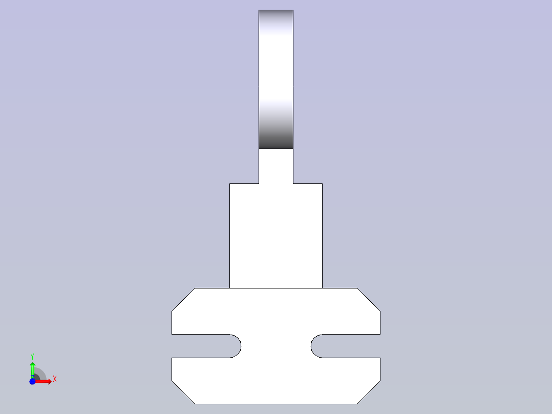 功能丰富的夹具块前视图