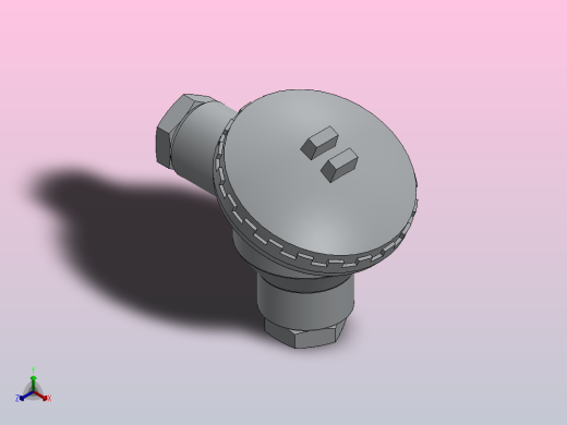J型和k型的端子正等轴测缩略图