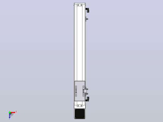 SCM6-400-BW-A57M滚珠花健、支撑座、滚珠丝杠、交叉导轨、直线模组俯视缩略图