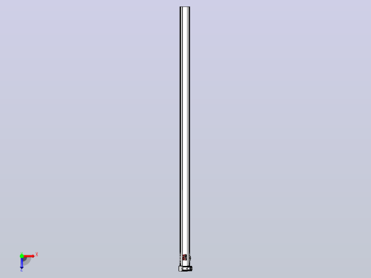 皮带直线轴半封闭可选导轨TPA-HNB-120D-110-L2900-LU-C-P40-N3俯视缩略图