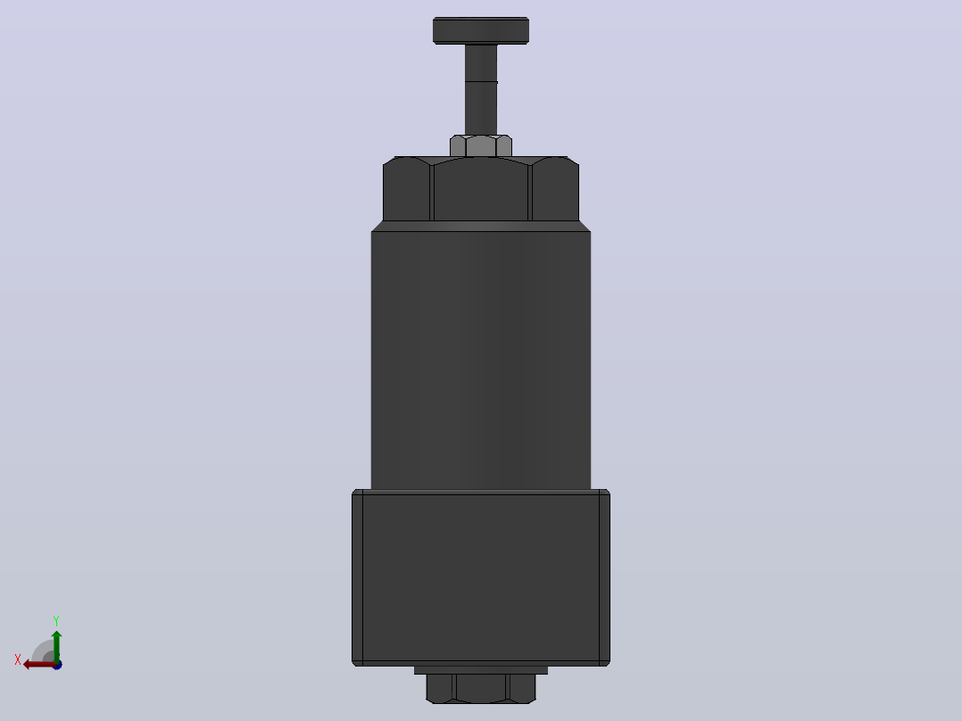 PRV系列油压减压阀[PRV-M-02-3]后视图