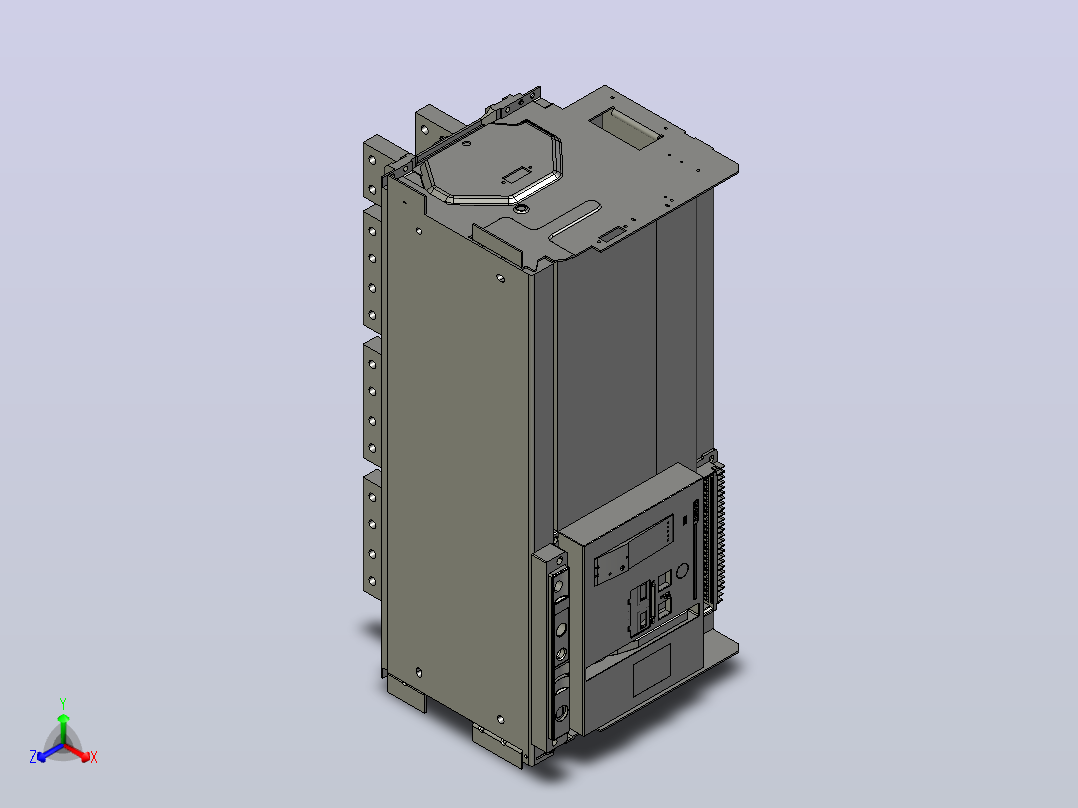NA1-6300X-4000～5000 4P抽屉万能式断路器三维模型202202主视图