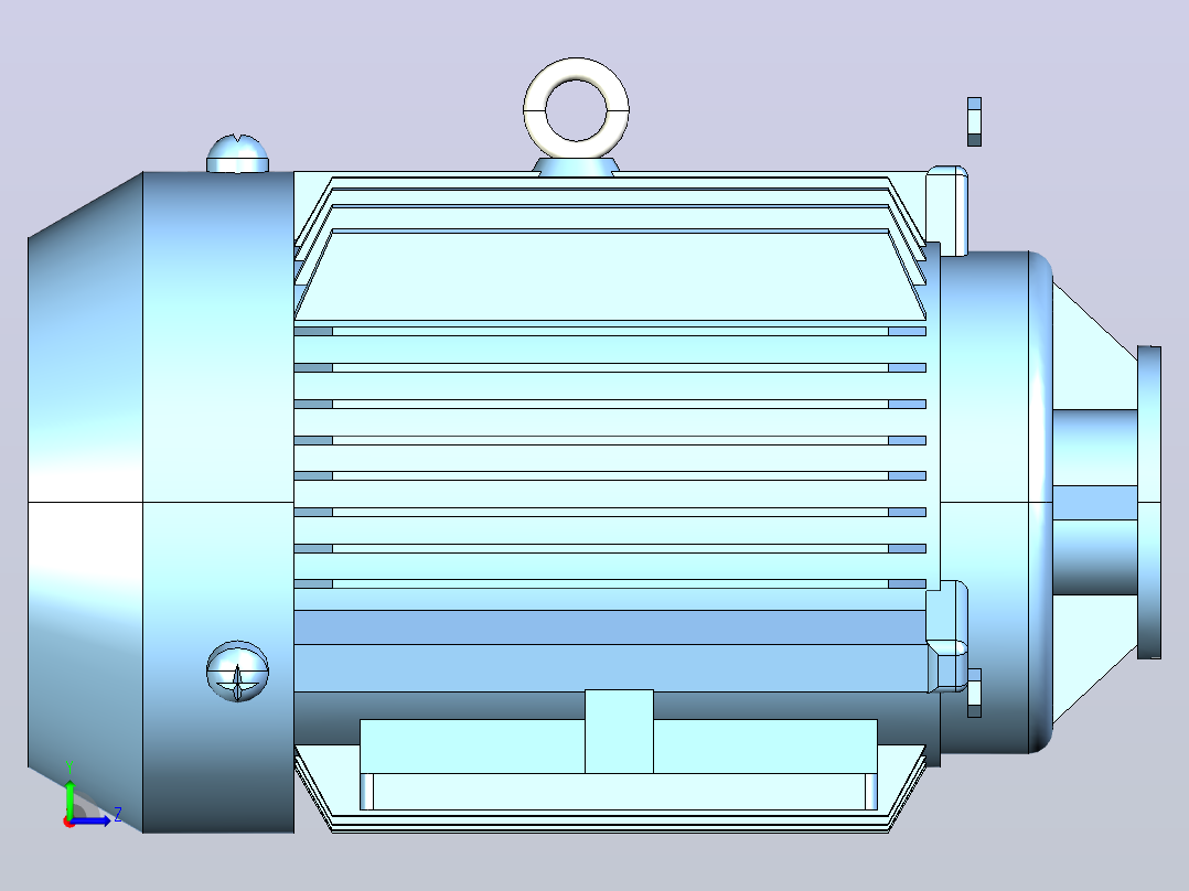 YE2B液压油泵专用电动机（与CB-B 齿轮泵配套）[YE2B-100L1-4]左视图