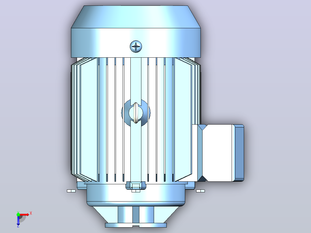 YE2B液压油泵专用电动机（与CB-B 齿轮泵配套）[YE2B-100L1-4]俯视图