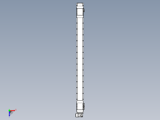 皮带直线轴双滑块型TPA-GCBS-120-P70-L700-LU-M20-N3俯视缩略图