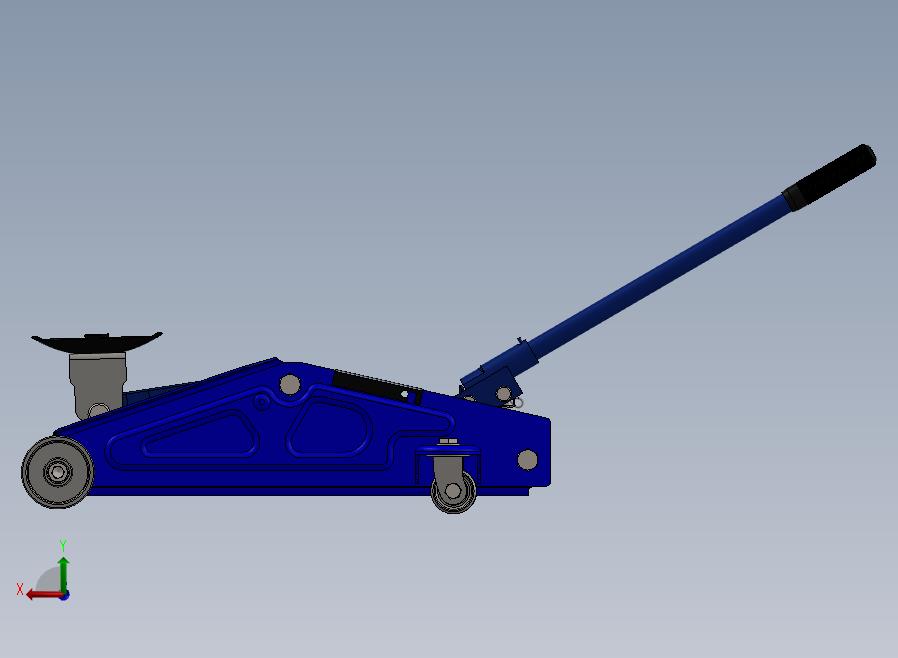 A24-汽车用液压千斤顶后视图