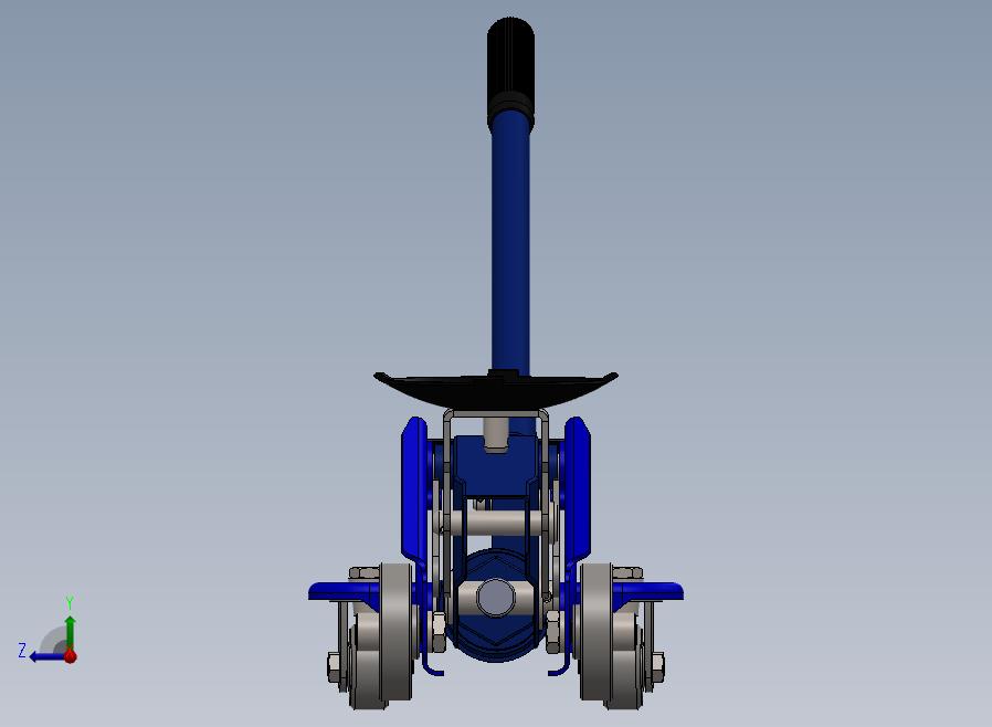 A24-汽车用液压千斤顶右视图
