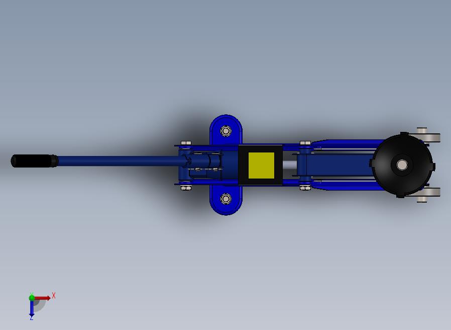 A24-汽车用液压千斤顶俯视图