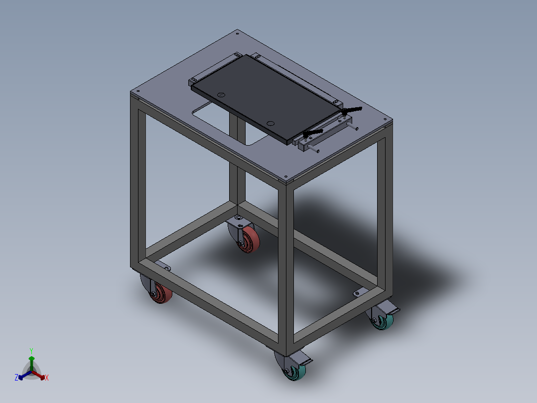 点胶装配正等轴测图