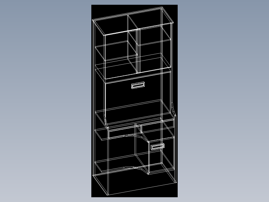 室内家具及植物的维模型十二-B089