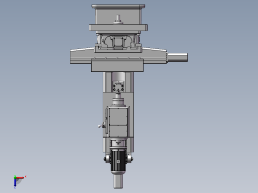 X7132铣钻床 3d图 机械设备自动化3D模型素材文件资料STP俯视缩略图