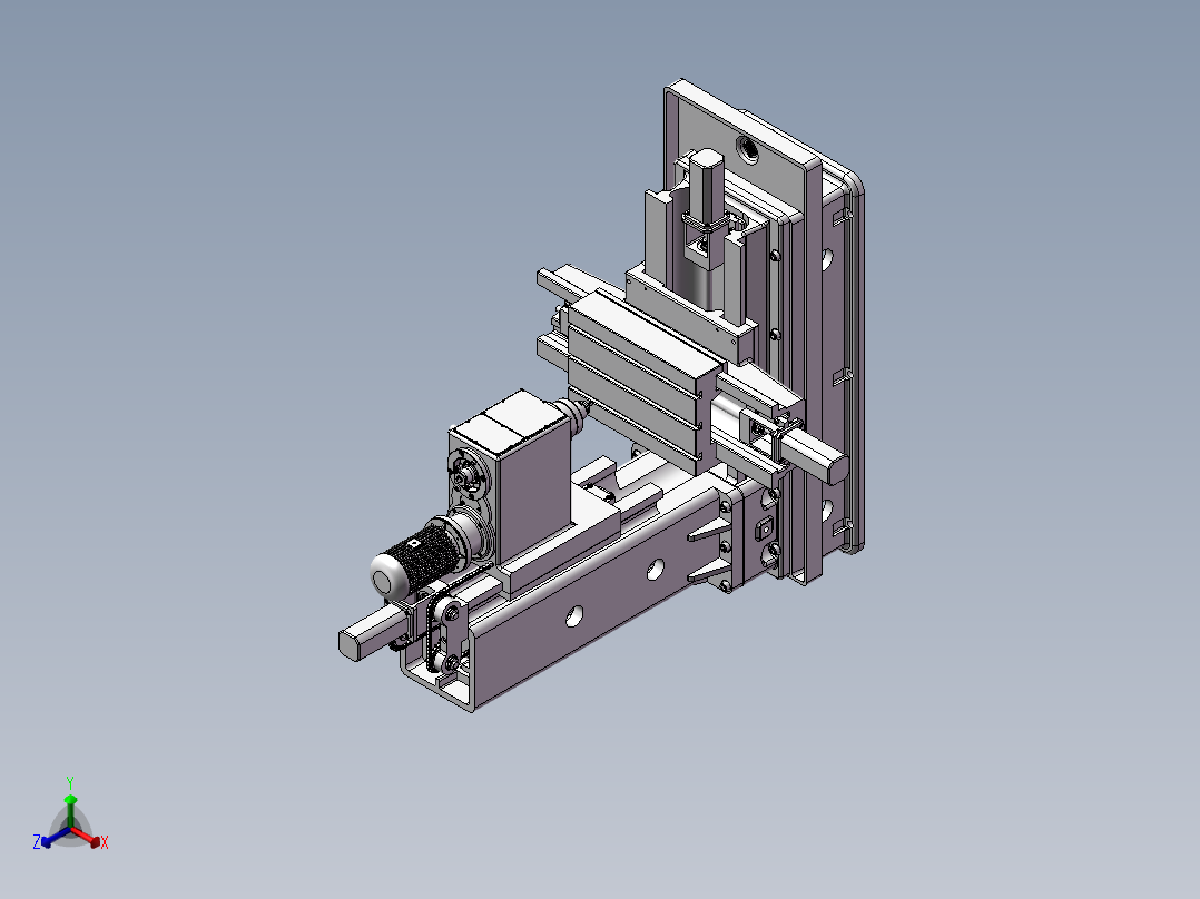 X7132铣钻床 3d图 机械设备自动化3D模型素材文件资料STP正等轴测图