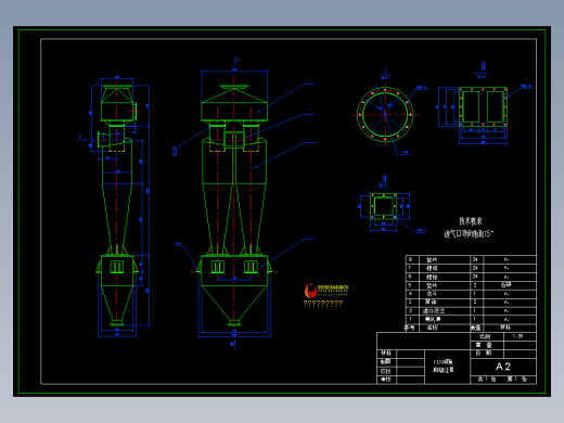 CLT双筒旋风分离器