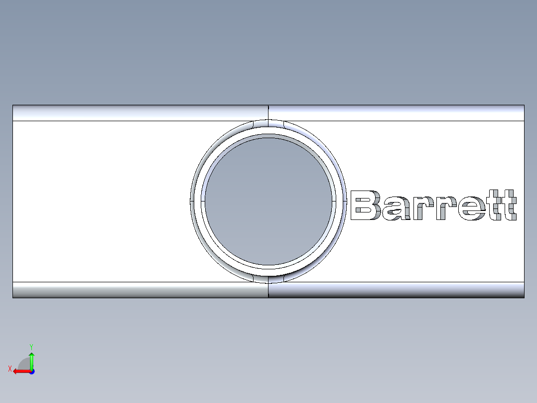 巴雷特消焰器 barret-m82a1后视图