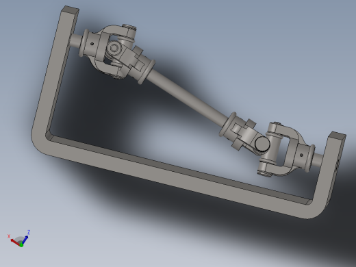 万向接头万向节3D数模图纸 Solidworks设计