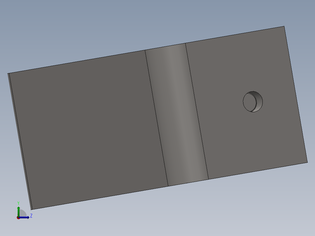 万向接头万向节3D数模图纸 Solidworks设计左视图