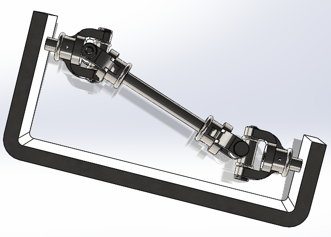 万向接头万向节3D数模图纸 Solidworks设计
