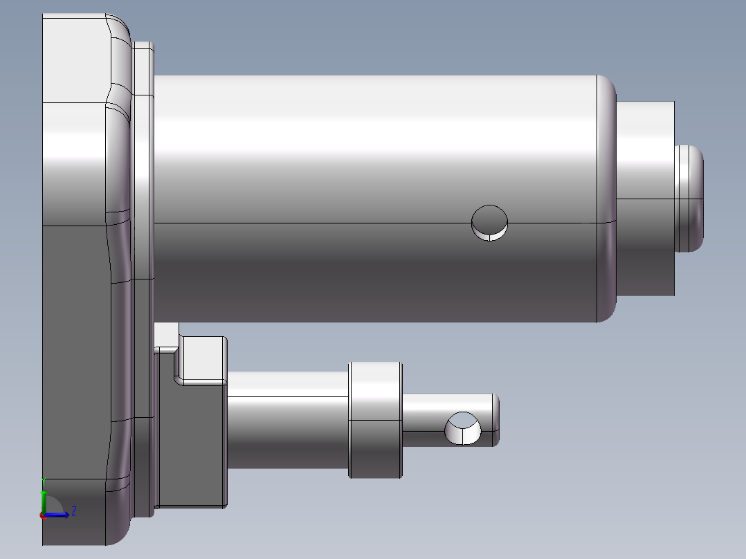 液压千斤顶_A毕业设计左视图