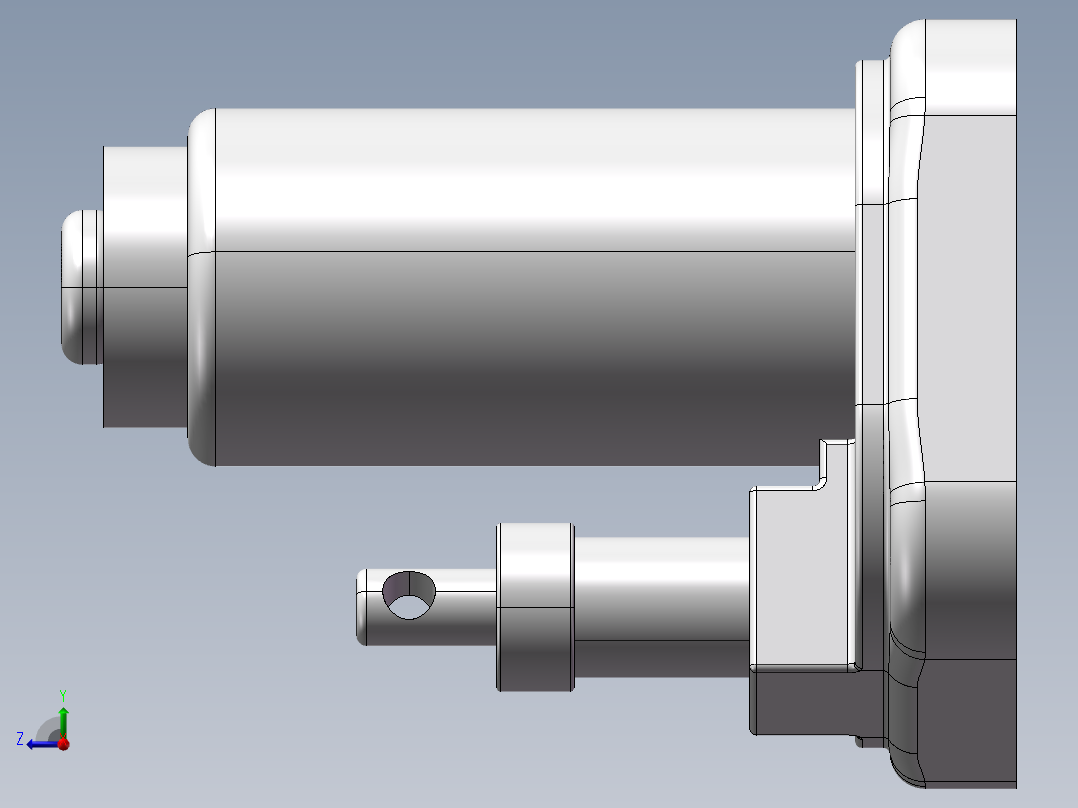 液压千斤顶_A毕业设计右视图