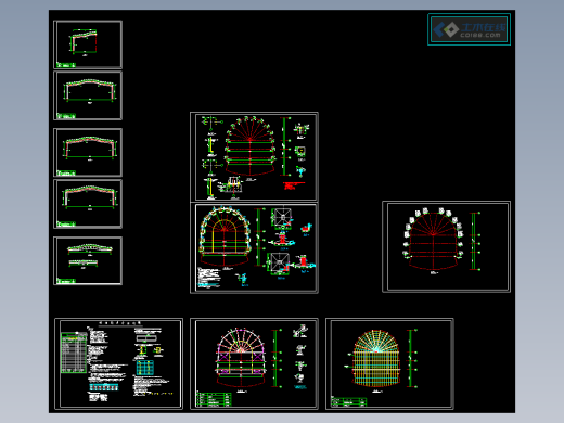 某地区游泳馆--轻钢结构方案图纸