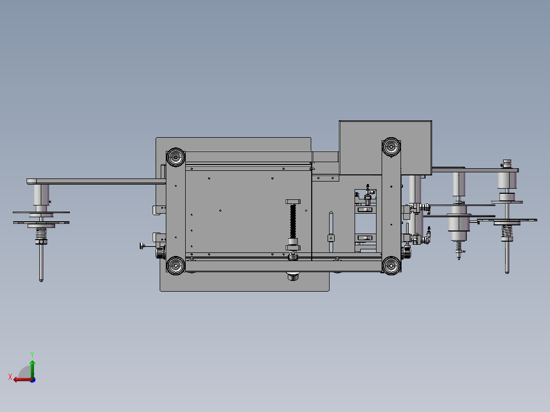 B3_SMT编带机、半自动编带包装机后视图