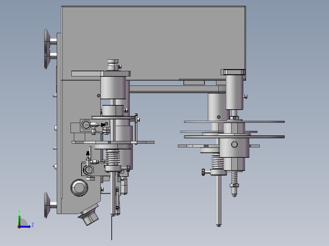B3_SMT编带机、半自动编带包装机左视图